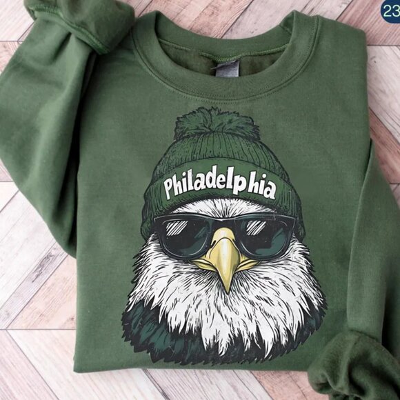 Philadelphia Eagles Football Sweatshirt, Philadelphia Eagles Shirt - Picture 2 of 2